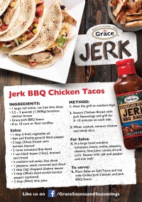 Jerk BBQ Chicken Tacos
