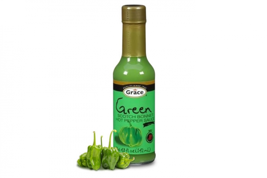 Grace Foods Launches Green Scotch Bonnet Hot Sauce on Amazon