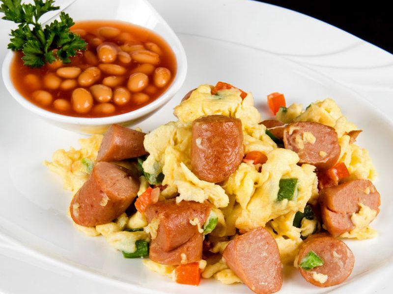 Recipe Scrambled Eggs With Vienna Sausage