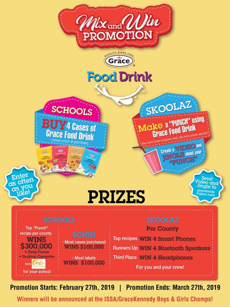 Grace Food Drink Mix and Win Competition